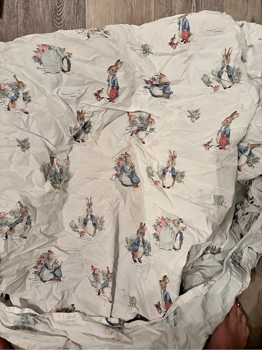 Pottery Barn Kids, Peter Rabbit, Crib Fitted Sheet